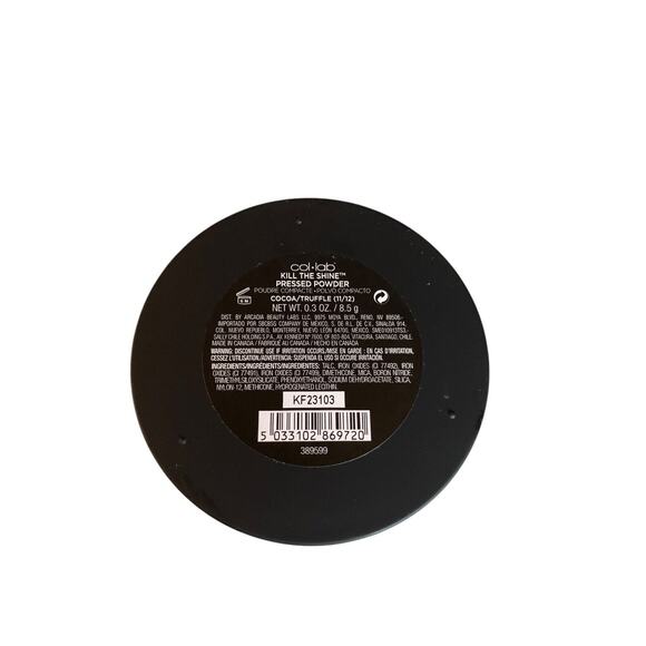 Col•lab Kill the Shine Pressed Powder Cocoa/truffle New Sealed Col-lab - Picture 2 of 2